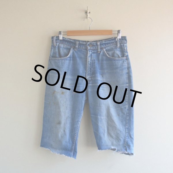 画像4: 1970s LEVI'S デニムカットオフ  ”BigE ORANGE TAB”  実寸W33  (4)