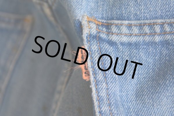 画像8: 1970s LEVI'S デニムカットオフ  ”BigE ORANGE TAB”  実寸W33  (8)