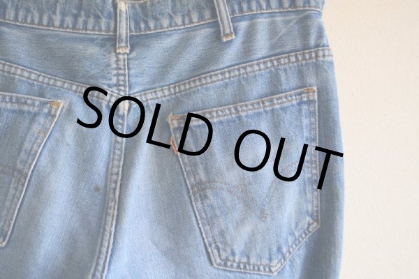 画像14: 1970s LEVI'S デニムカットオフ  ”BigE ORANGE TAB”  実寸W33  (14)