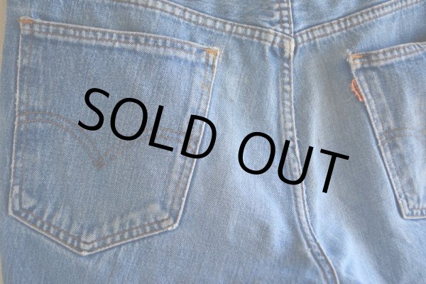 画像17: 1970s LEVI'S デニムカットオフ  ”BigE ORANGE TAB”  実寸W33  (17)