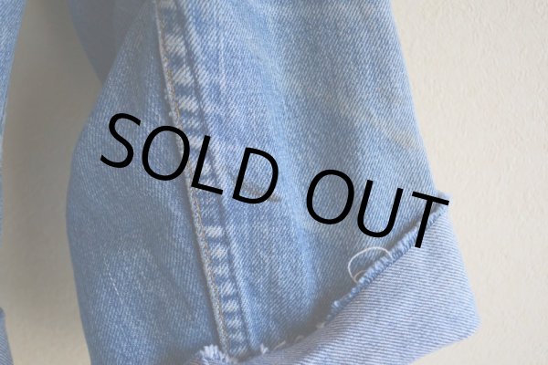 画像18: 1970s LEVI'S デニムカットオフ  ”BigE ORANGE TAB”  実寸W33  (18)