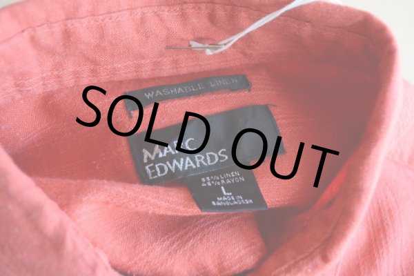 画像5: MARC EDWARDS リネンシャツ  表記L  (5)