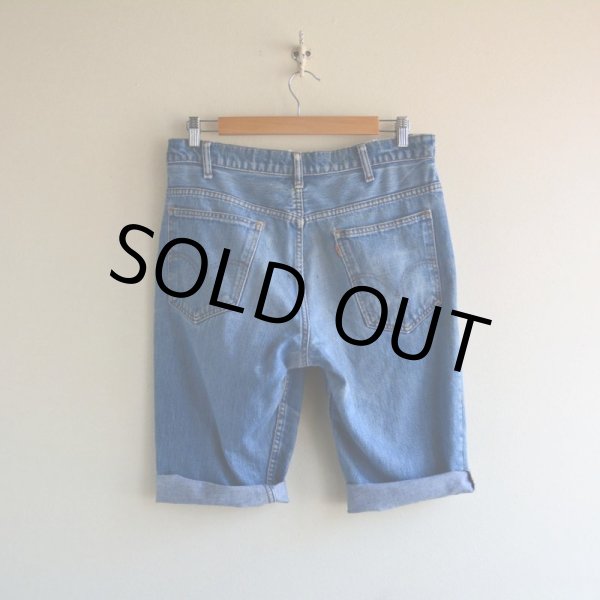 画像2: 1970s LEVI'S デニムカットオフ  ”BigE ORANGE TAB”  実寸W33  (2)