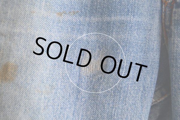 画像10: 1970s LEVI'S デニムカットオフ  ”BigE ORANGE TAB”  実寸W33  (10)