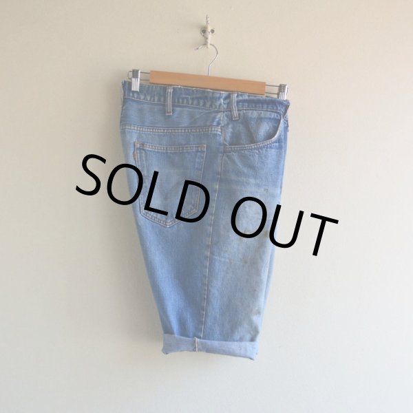 画像3: 1970s LEVI'S デニムカットオフ  ”BigE ORANGE TAB”  実寸W33  (3)