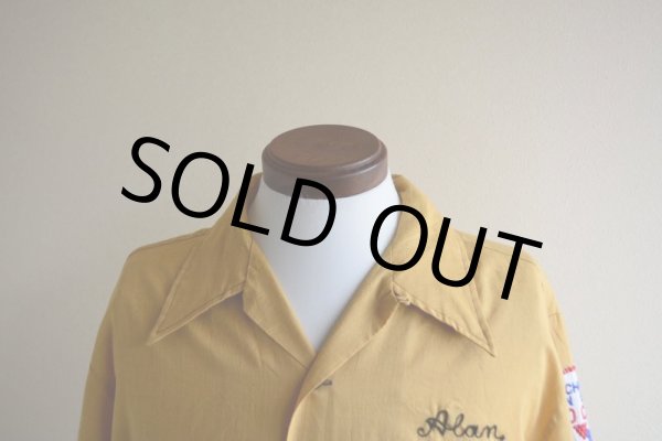 画像6: 1970s Hilton ボーリングシャツ　 表記L  (6)