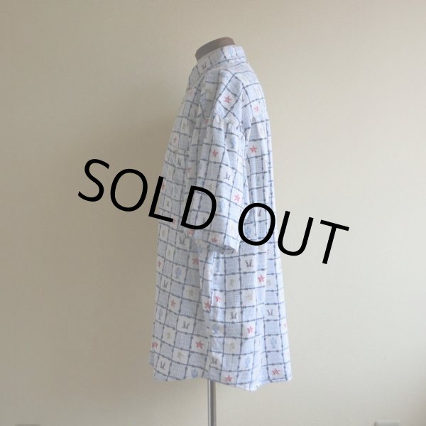 画像4: 1990s BARN FLY ウエスタン柄コットンBDシャツ　 表記L  (4)