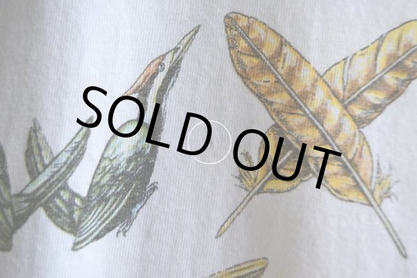 画像16: 1990s BIRD ALPHABET Tシャツ　 実寸L  (16)