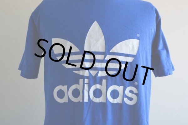 画像8: 1980s adidas トレフォイルTシャツ　 両面プリント　 表記L  (8)