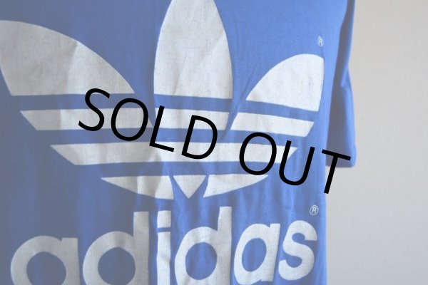 画像9: 1980s adidas トレフォイルTシャツ　 両面プリント　 表記L  (9)