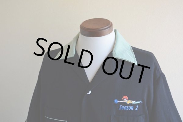 画像7: レーヨンボーリングシャツ　 MADE IN USA　 表記M  (7)