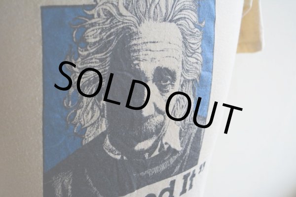 画像8: 1980s Albert Einstein プリントTシャツ　 表記M  (8)