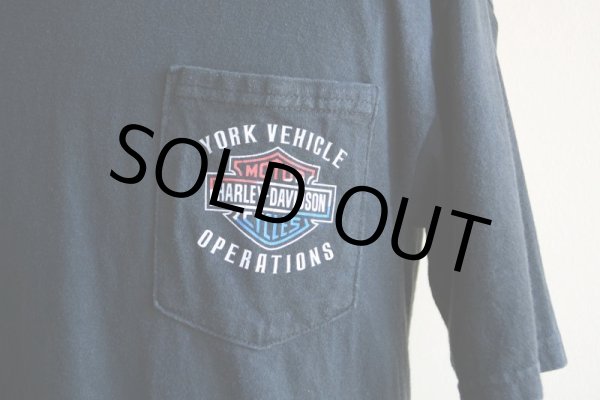 画像8: 2000s HARLEY-DAVIDSON ポケットTシャツ　 表記M  (8)