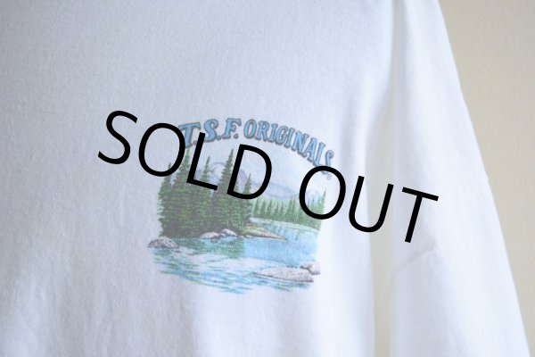 画像7: 1990s T.S.F. ORIGINALS ブラックバスTシャツ  MADE IN USA  表記XXL  (7)