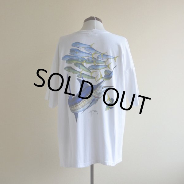 画像3: 1990s GUY HARVEY ポケットTシャツ  MADE IN USA  表記XL  (3)