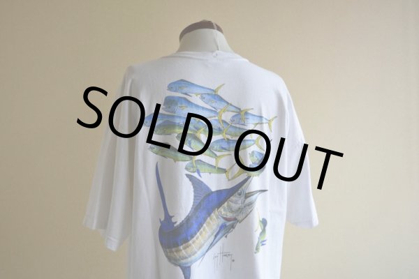 画像12: 1990s GUY HARVEY ポケットTシャツ  MADE IN USA  表記XL  (12)