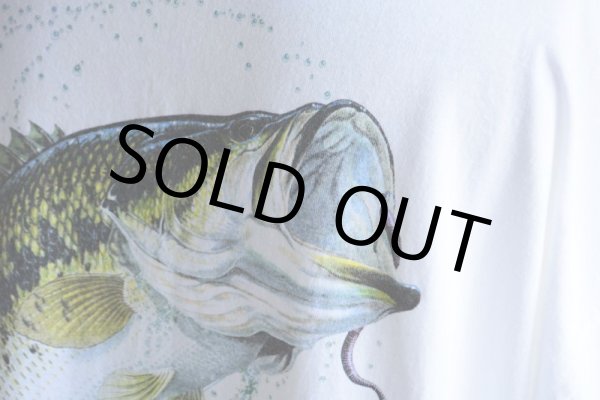 画像11: 1990s T.S.F. ORIGINALS ブラックバスTシャツ  MADE IN USA  表記XXL  (11)