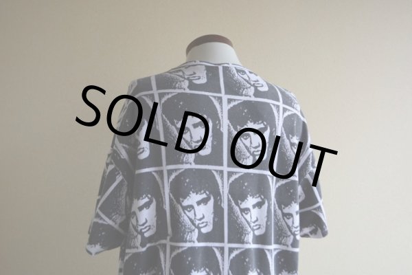 画像10: 1990s ELVIS PRESLEY 総柄プリントTシャツ　 実寸L  (10)