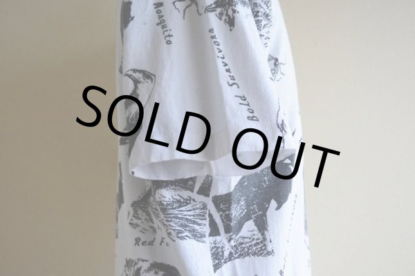 画像9: 1990s アニマルプリント 総柄Tシャツ　 MADE IN USA　 表記L  (9)