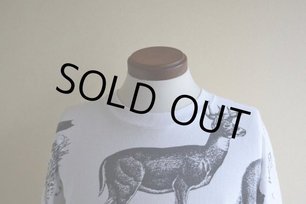 画像6: 1990s アニマルプリント 総柄Tシャツ　 MADE IN USA　 表記L  (6)