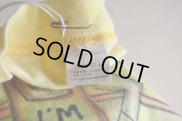 画像5: 1970s I'M THE BOSS ペイントTシャツ  表記L  (5)