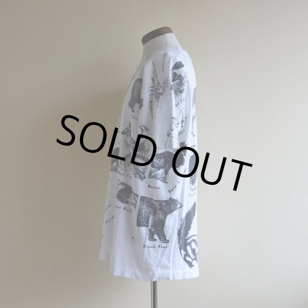 画像4: 1990s アニマルプリント 総柄Tシャツ　 MADE IN USA　 表記L  (4)