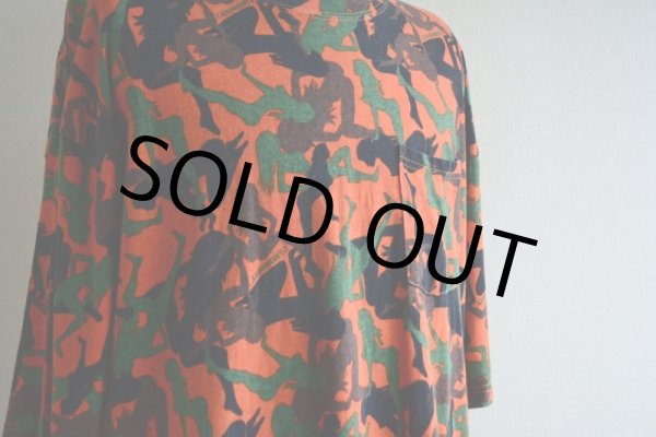 画像8: CAMOBOOTY ヌード柄カモフラポケットTシャツ　 実寸XL  (8)