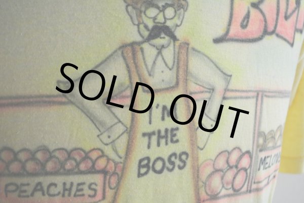 画像9: 1970s I'M THE BOSS ペイントTシャツ  表記L  (9)