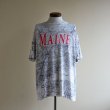 画像1: 1990s MAINE マップTシャツ　 表記L  (1)