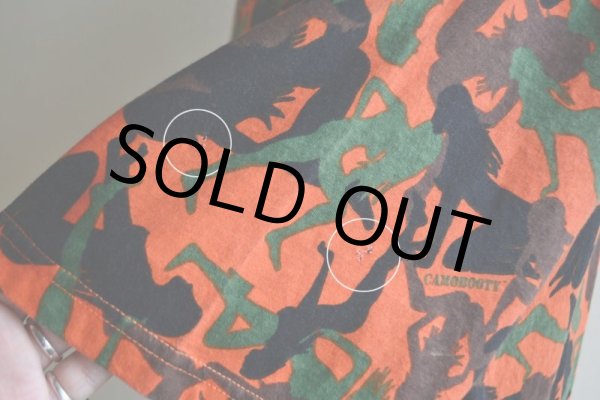 画像13: CAMOBOOTY ヌード柄カモフラポケットTシャツ　 実寸XL  (13)