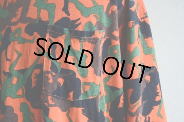 画像7: CAMOBOOTY ヌード柄カモフラポケットTシャツ　 実寸XL  (7)