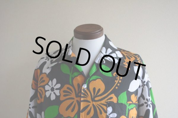 画像6: 1970s SEARS コットンアロハシャツ　 実寸ML  (6)