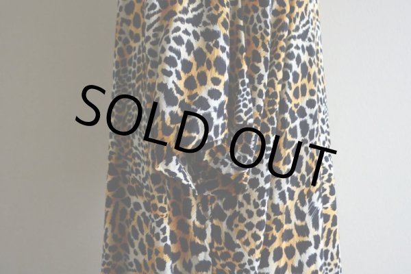 画像12: 1990s ヒョウ柄 レーヨンシャツ　 表記XL  (12)