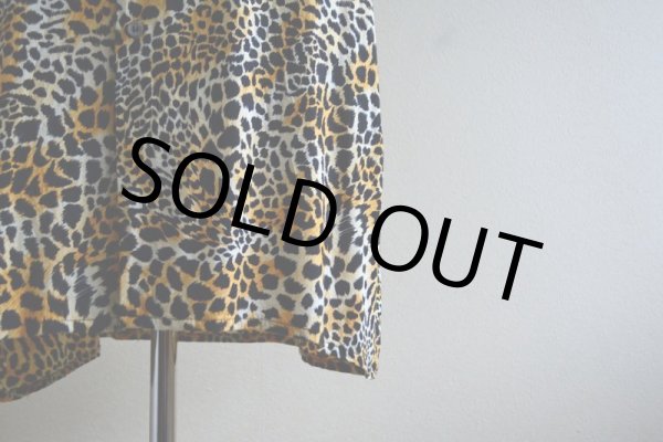 画像11: 1990s ヒョウ柄 レーヨンシャツ　 表記XL  (11)