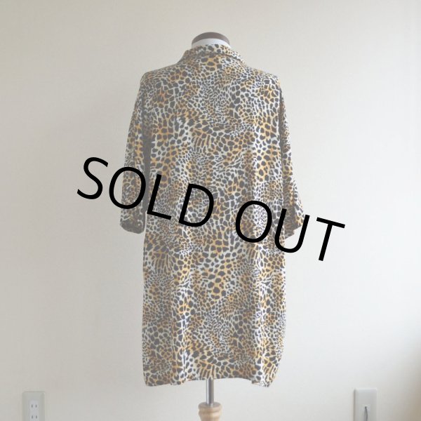 画像3: 1990s ヒョウ柄 レーヨンシャツ　 表記XL  (3)