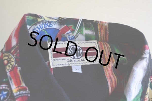 画像5: 1990s ビール柄 コットンシャツ　 MADE IN USA　 表記L  (5)