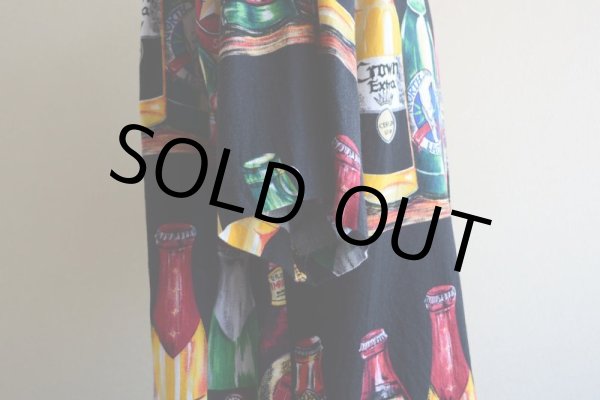 画像11: 1990s ビール柄 コットンシャツ　 MADE IN USA　 表記L  (11)