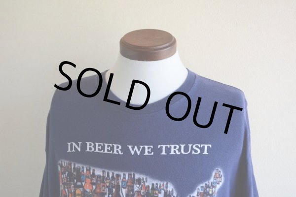 画像6: IN BEER WE TRUST プリントTシャツ　 表記L  (6)