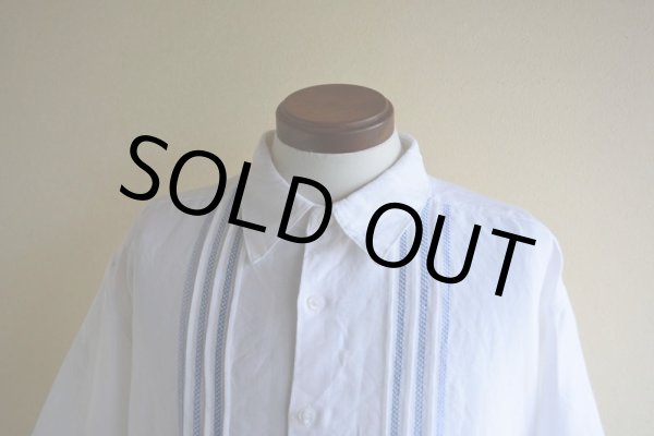 画像6: CUBAVERA ラミー×レーヨン半袖シャツ　 表記XL  (6)