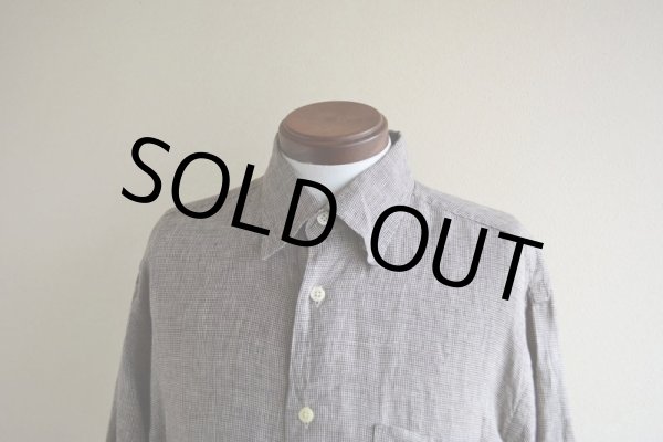 画像6: ORVIS マチ付き半袖リネンシャツ　 表記L  (6)