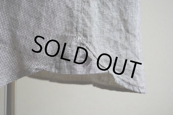 画像11: ORVIS マチ付き半袖リネンシャツ　 表記L  (11)