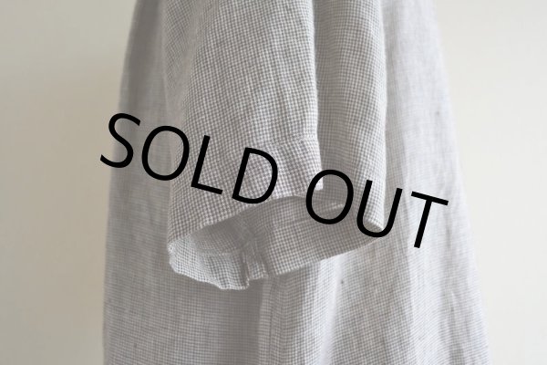 画像12: ORVIS マチ付き半袖リネンシャツ　 表記L  (12)