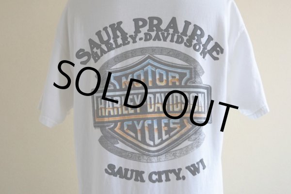 画像10: 2000s〜 HARLEY-DAVIDSON ポケットTシャツ　 実寸L  (10)