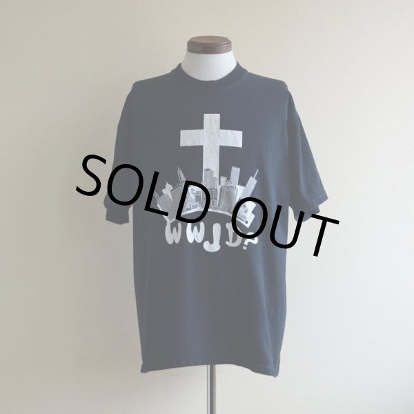 画像1: 1990s WWJD？ プリントTシャツ　 MADE IN USA　 表記L  (1)