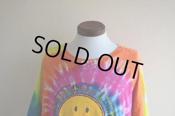 画像7: 1990s〜 PEACE タイダイTシャツ　 表記XL  (7)