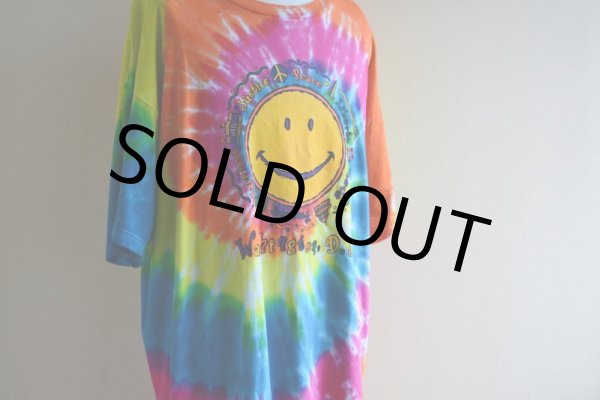 画像9: 1990s〜 PEACE タイダイTシャツ　 表記XL  (9)