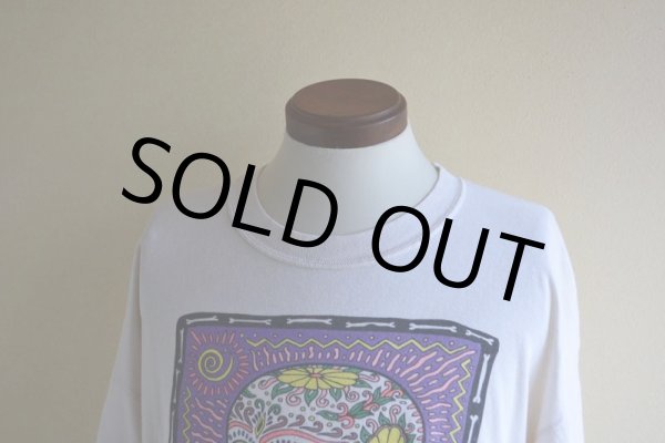 画像6: 1990s TESOROS カラベラアートTシャツ  表記XL  (6)