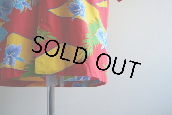 画像9: ORIGINAL JAMS コットンアロハシャツ  Surf Line HAWAII  表記M  (9)