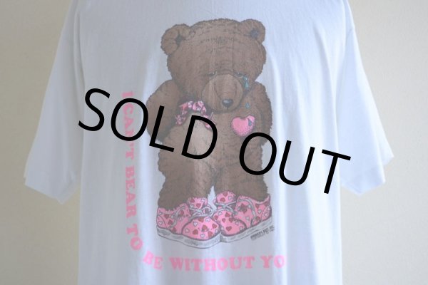 画像7: 1990s 寂しがり屋のクマちゃんTシャツ　 MADE IN USA　 表記XL  (7)