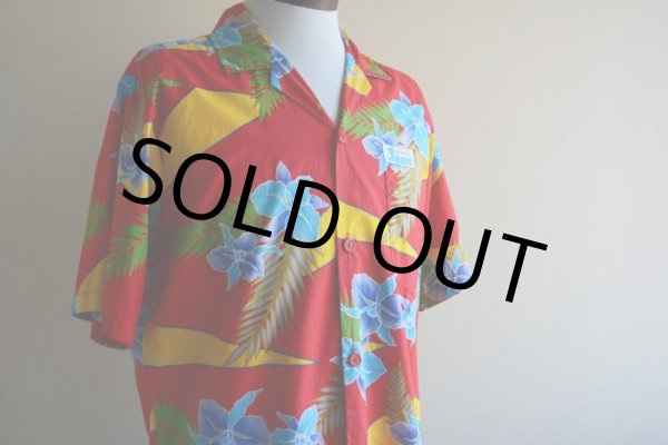 画像8: ORIGINAL JAMS コットンアロハシャツ  Surf Line HAWAII  表記M  (8)